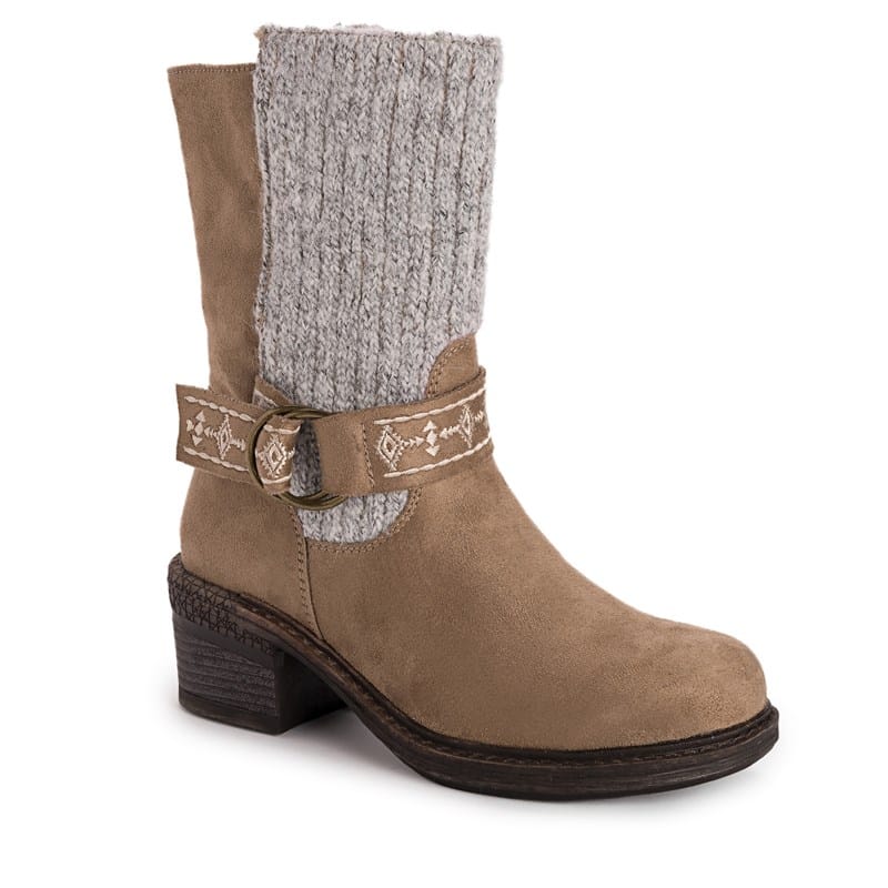 Muk Luks Women's Arya Alice Boots (Stone) - Size 9.5 M