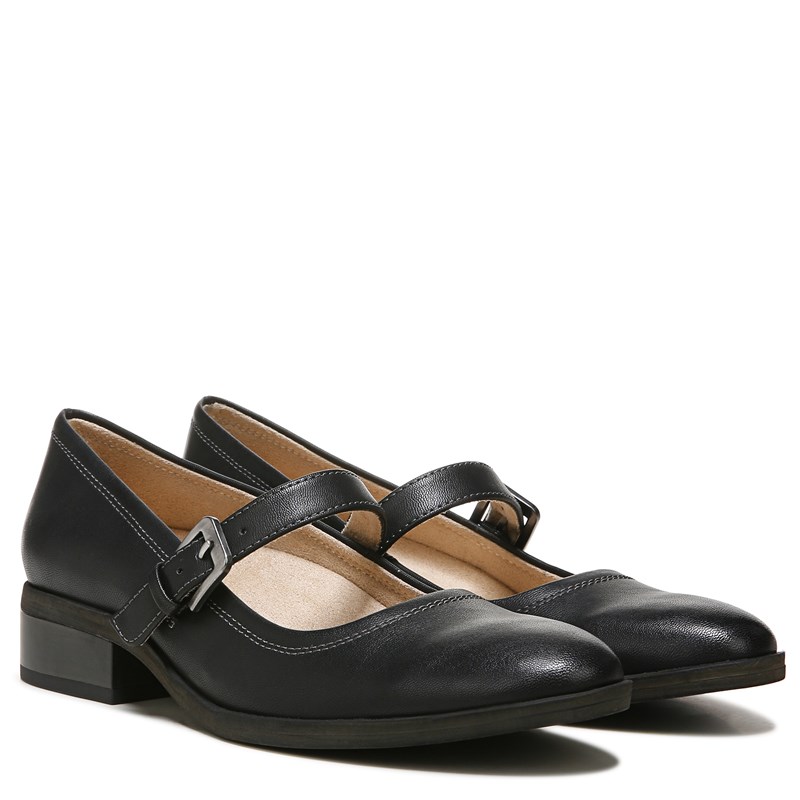 Soul Naturalizer Women's Ramona Mary Jane Flat Shoes (Black Faux Leather) - Size 12.0 M
