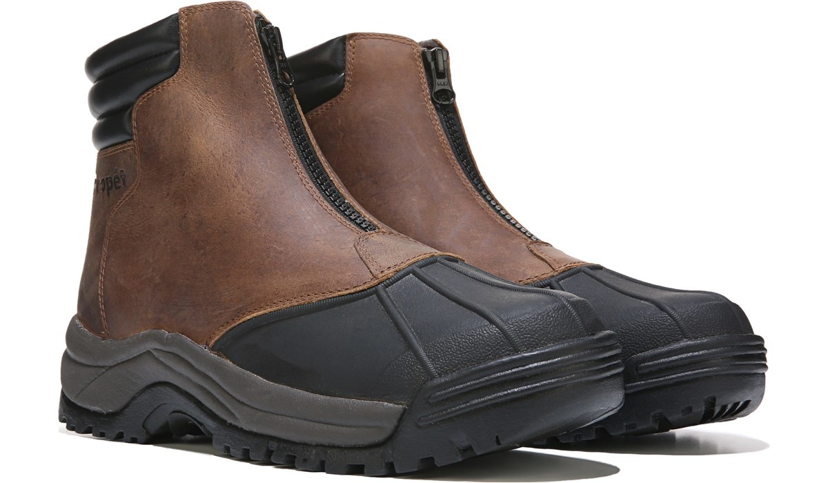 propet blizzard zip men's waterproof winter ankle boots