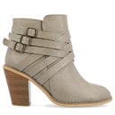 Women's Strap Block Heel Ankle Boot - Right