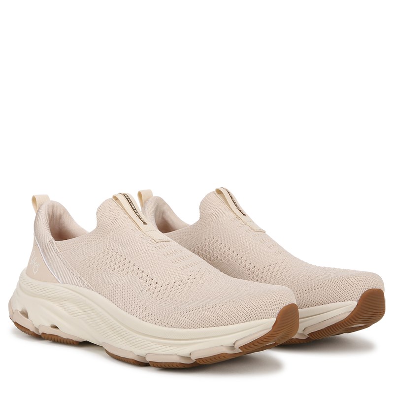Ryka Women's Devotion Max Knit Sneakers (Tapioca Beige Knit Fabric) - Size 6.0 M