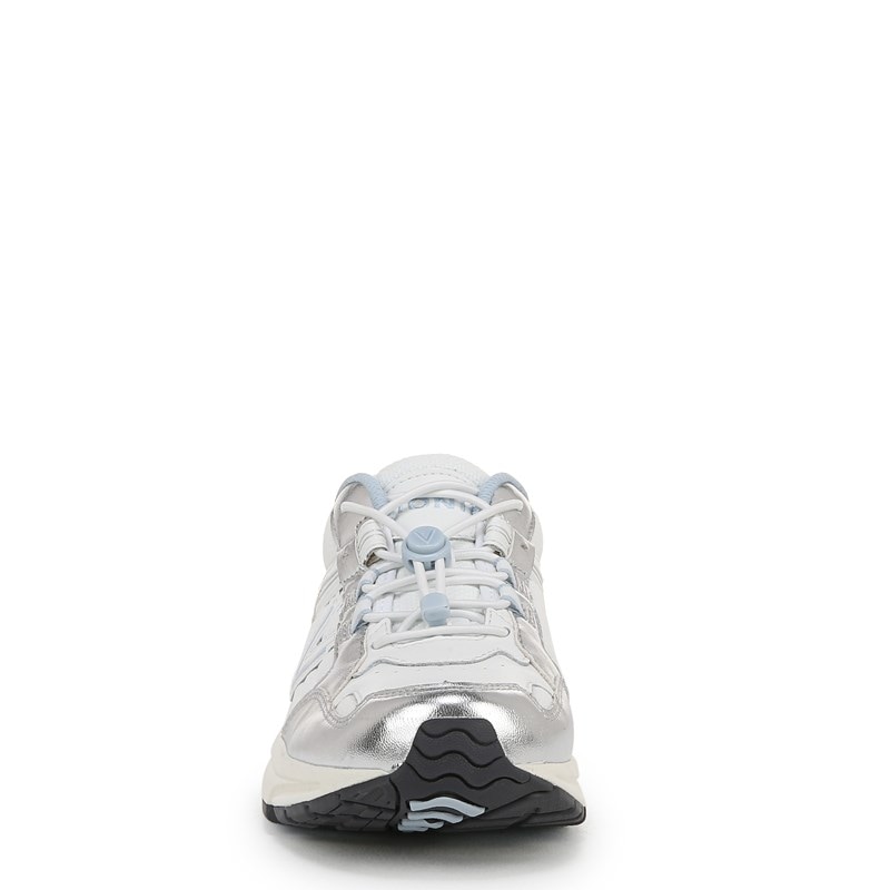 Vionic Women's 23walk Mule Shoes (White / Silver Leather & Mesh) - Size 6.5 W