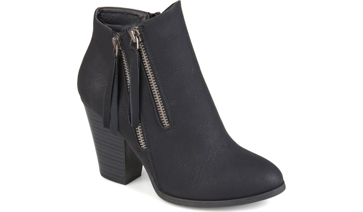 Journee Collection Women's Vally Medium/Wide Block Heel Ankle Boot | Famous  Footwear
