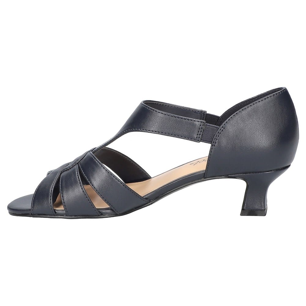 Easy Street Essie Women's Dress Sandals, Size: 7.5, Navy