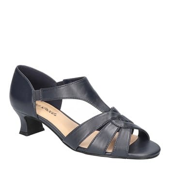 Easy Street Women's Bree Dress Sandal - Heeled Strappy Sandal With Padded Insole, Adjustable Slingback