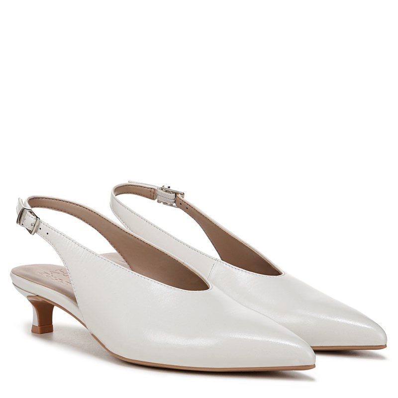 Naturalizer Women's Nicolette Pump Shoes (Warm White Leather) - Size 11.0 M