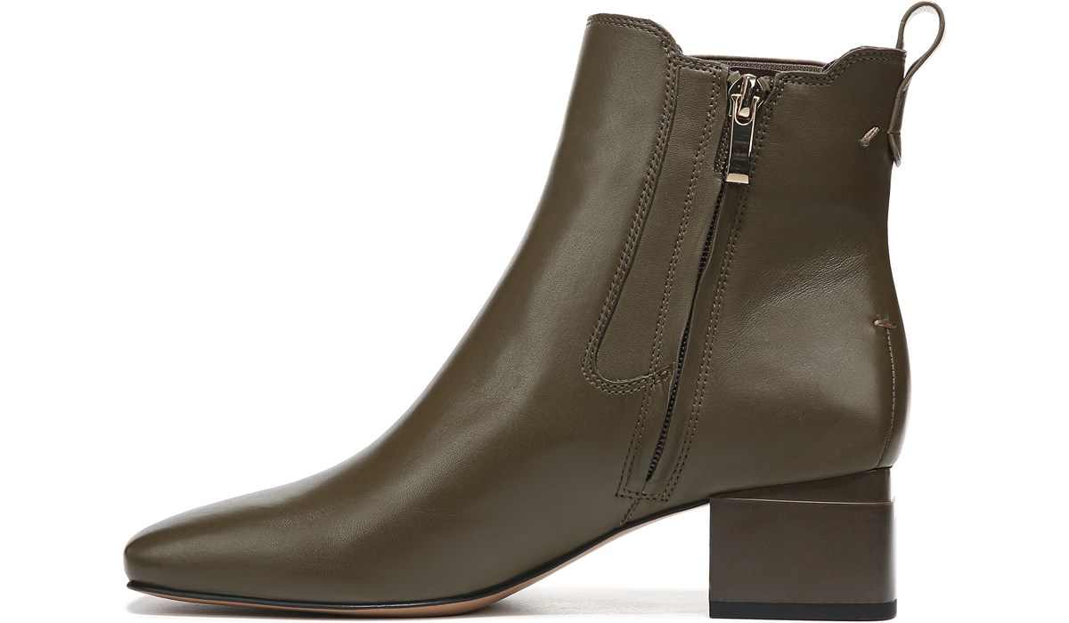 franco waxton block heel bootie
