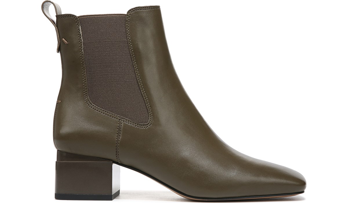 franco waxton block heel bootie