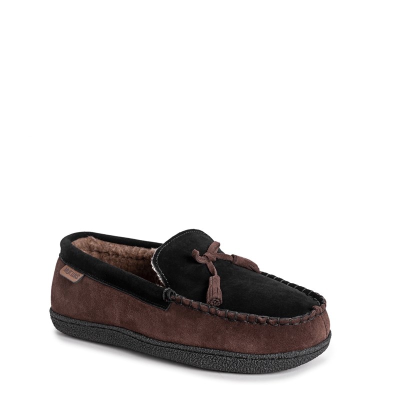 Muk Luks Men's Talan Moc Slipper Shoes (Dark Mahogany) - Size 11.0 M