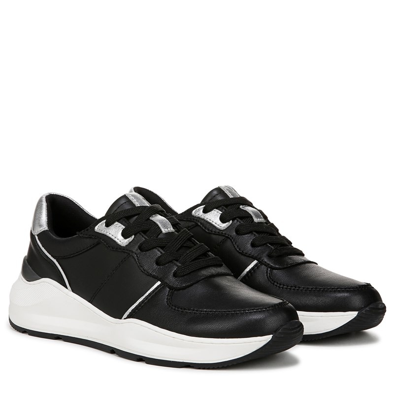 Naturalizer Women's Blossom Lace-Up Sneakers (Black Leather) - Size 8.0 M