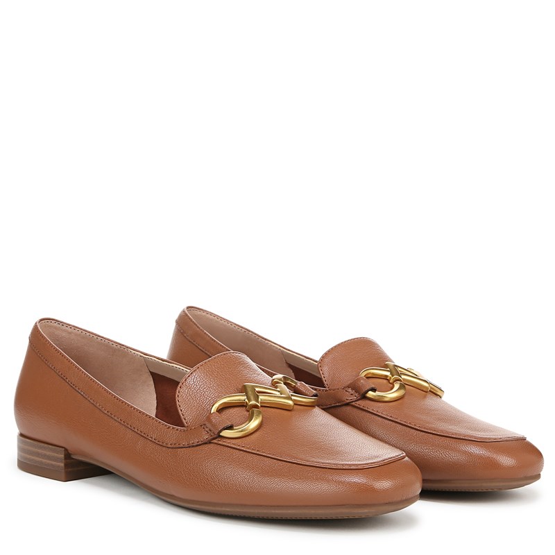 Naturalizer Women's Jovie Bit Loafers (English Tea Brown Leather) - Size 8.0 W