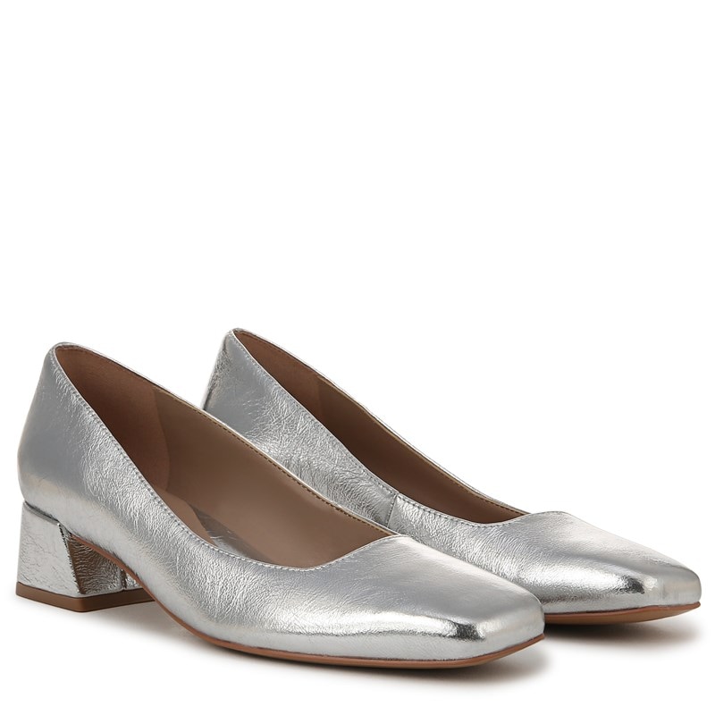 Naturalizer Women's Jayla Pump Shoes (Silver Leather) - Size 7.5 W