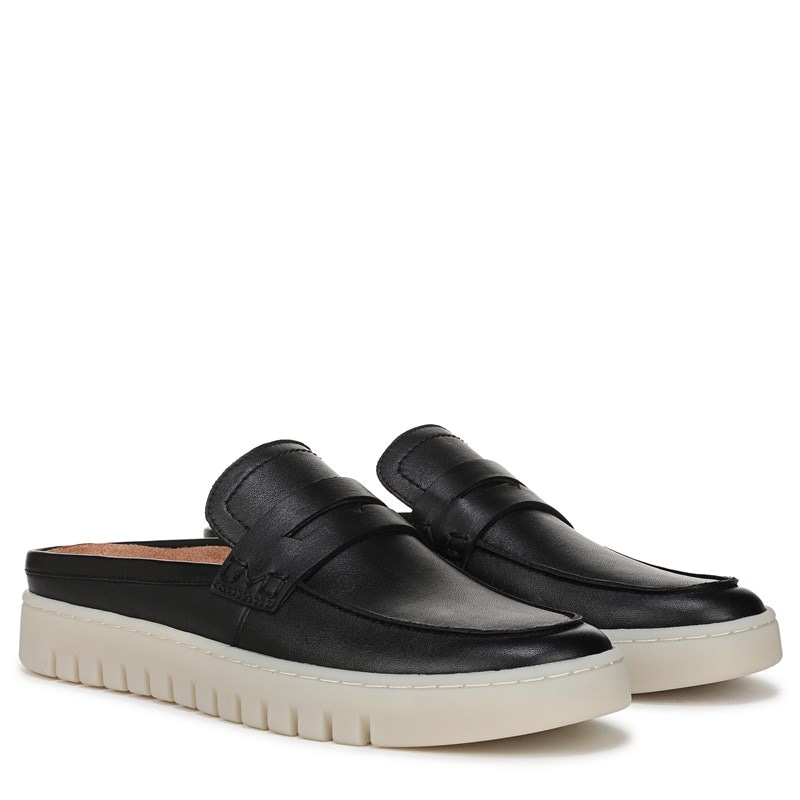 Vionic Women's Uptown Mule 2 Shoes (Black Nubuck) - Size 7.0 W