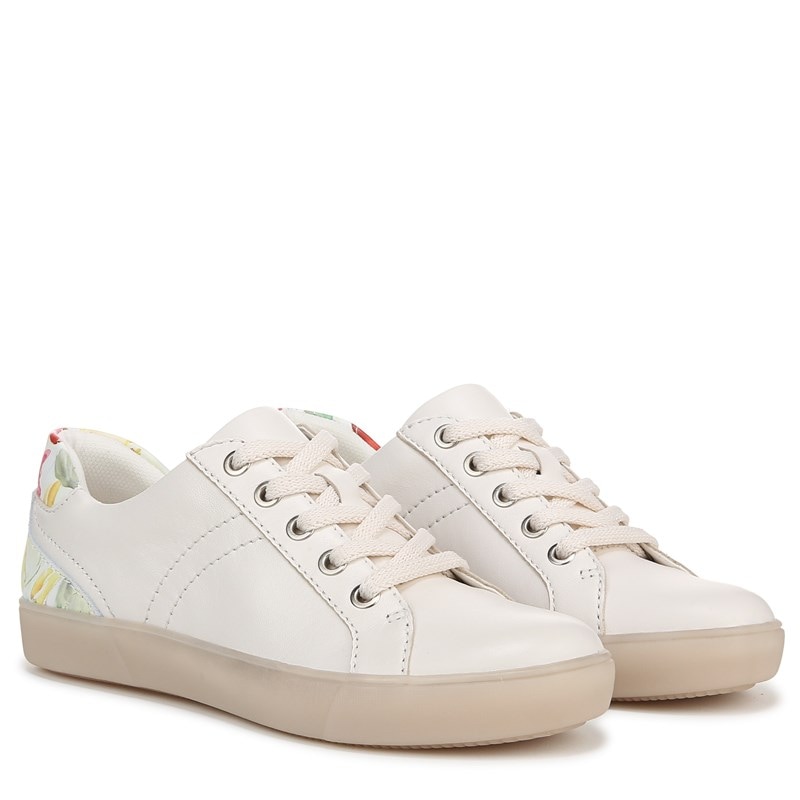 Naturalizer Women's Morrison Lace Up Sneakers (Warm White / Floral Leather) - Size 7.0 M