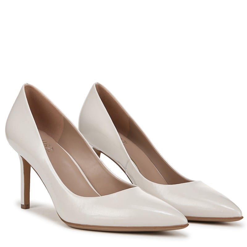 Naturalizer Women's Anna Pump Shoes (Warm White Leather) - Size 8.5 W