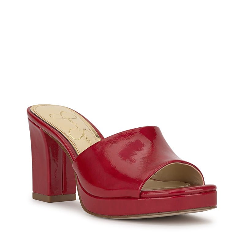 Jessica Simpson Women's Elyzza Mule Platform Sandals (Red Muse) - Size 6.0