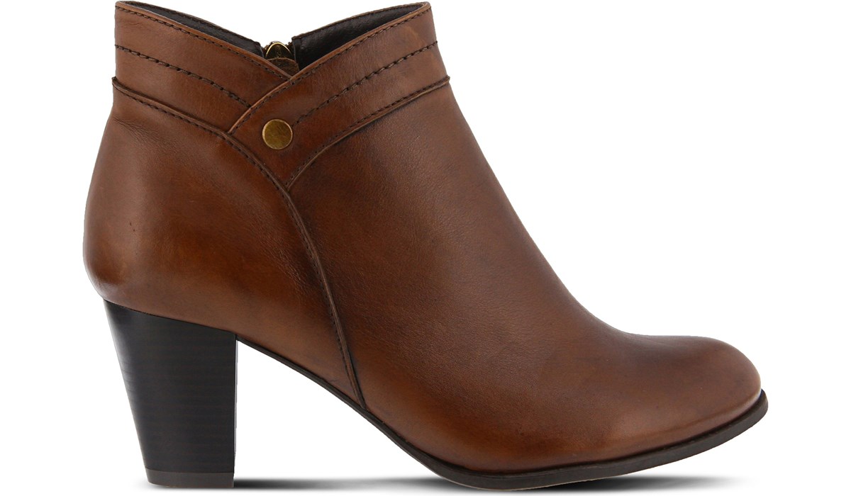 jade leather block heel bootie top guy