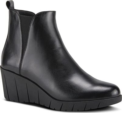 Medium/Wide Lace Up Wedge Bootie, Boots 
