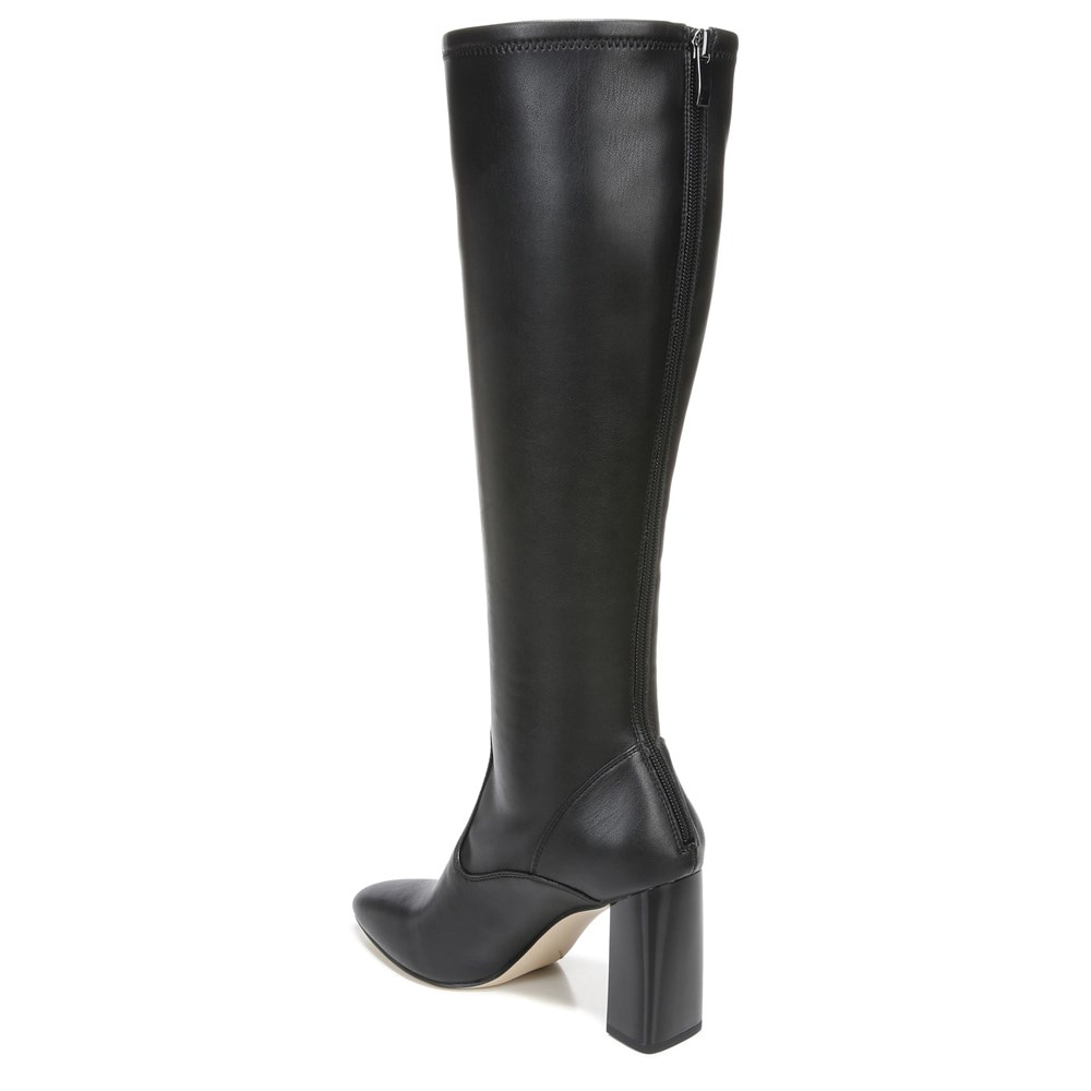 (取寄) フランコ サルト レディース キャサリン ワイド カーフ ハイ シャフト ブーツ Franco Sarto women Katherine Wide Calf High Shaft Boots Black Synthetic Franco Sarto Women's Katherine Wide Calf Knee High Boot | Famous