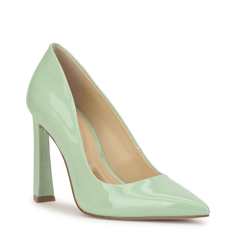 Jessica Simpson Women's Omissia Classic Pointed Toe Pump Shoes (Mint Sorbet) - Size 7.5 M
