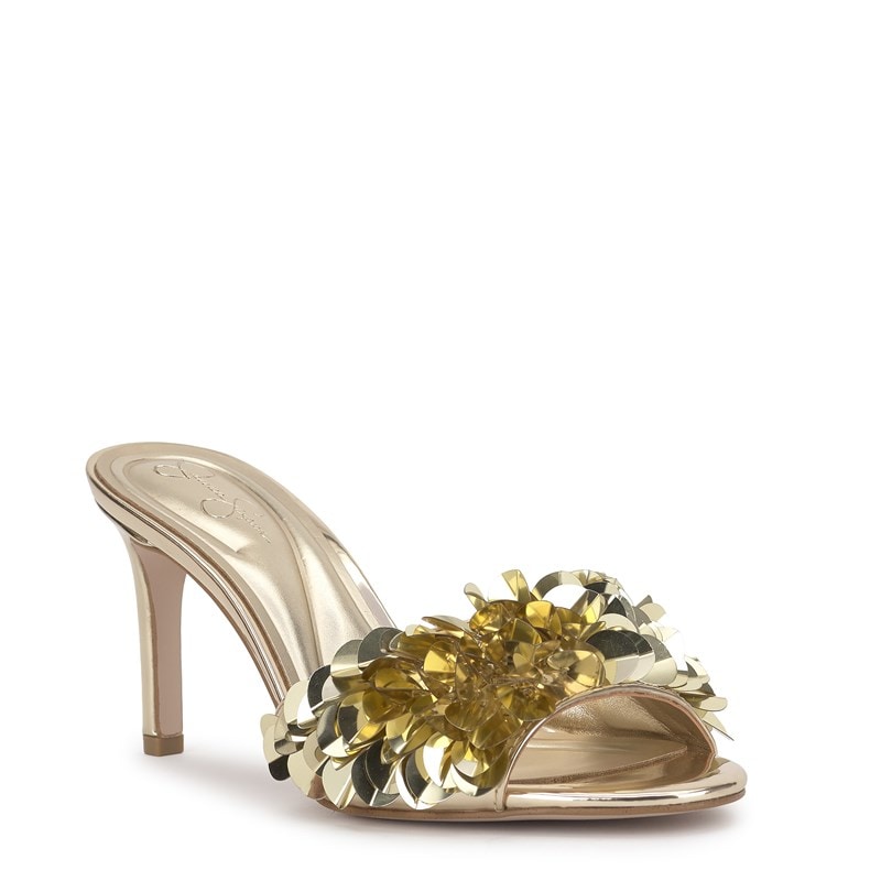 Jessica Simpson Women's Palora Dress Sandals (Light Gold) - Size 9.0 M