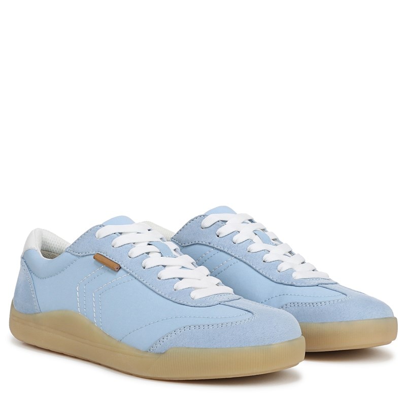 Dr. Scholl's Women's Be True Lace Up Sneakers (Blue Sky Nylon/Microsuede) - Size 8.0 M