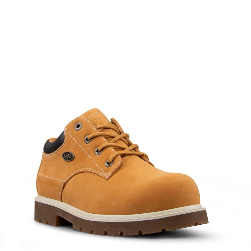 Lugz Men's Drifter Low Lx XX-Wide Oxford Shoes (Golden Wheat/Bark/Cream) - Size 11.0 3E
