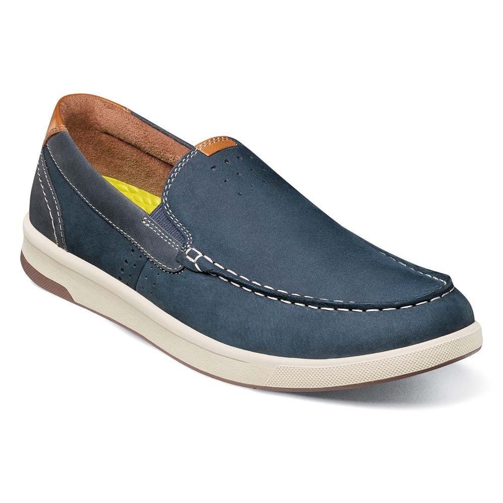 Florsheim Men's Crossover Moc Toe Slip On Famous Footwear