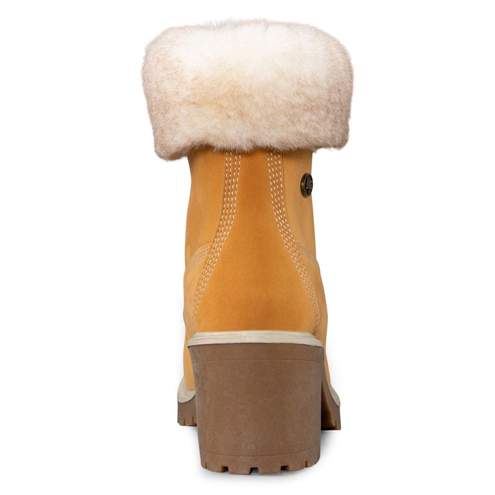 【PORTERNA】Obel Lace-Up Fur Boots Faux Fur Lined Lace Up Boot – Urban Planet