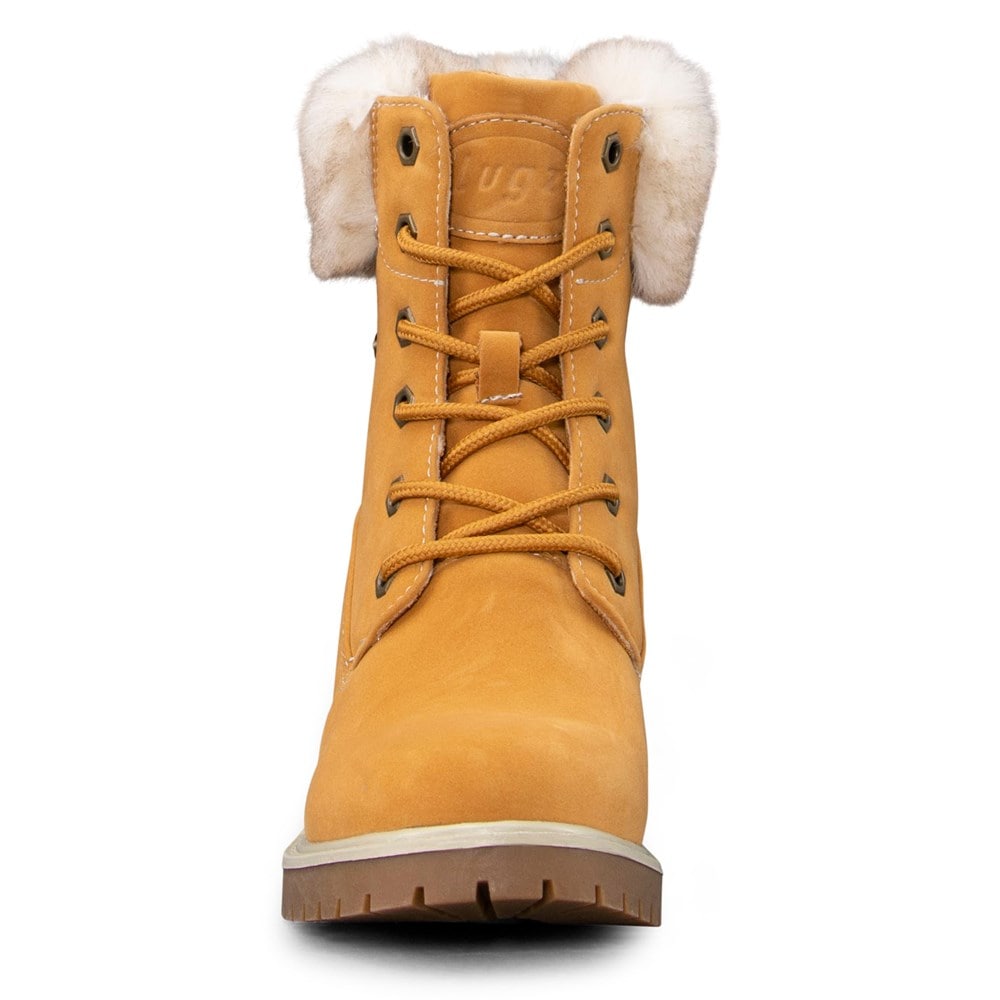 【PORTERNA】Obel Lace-Up Fur Boots AZALEA WANG LOURDANNE IVORY FUR LACE UP BOOT – AKIRA
