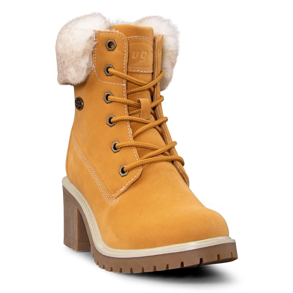 Lugz Women's Clove Fur Lined Lace Up Boot | Famous Footwear