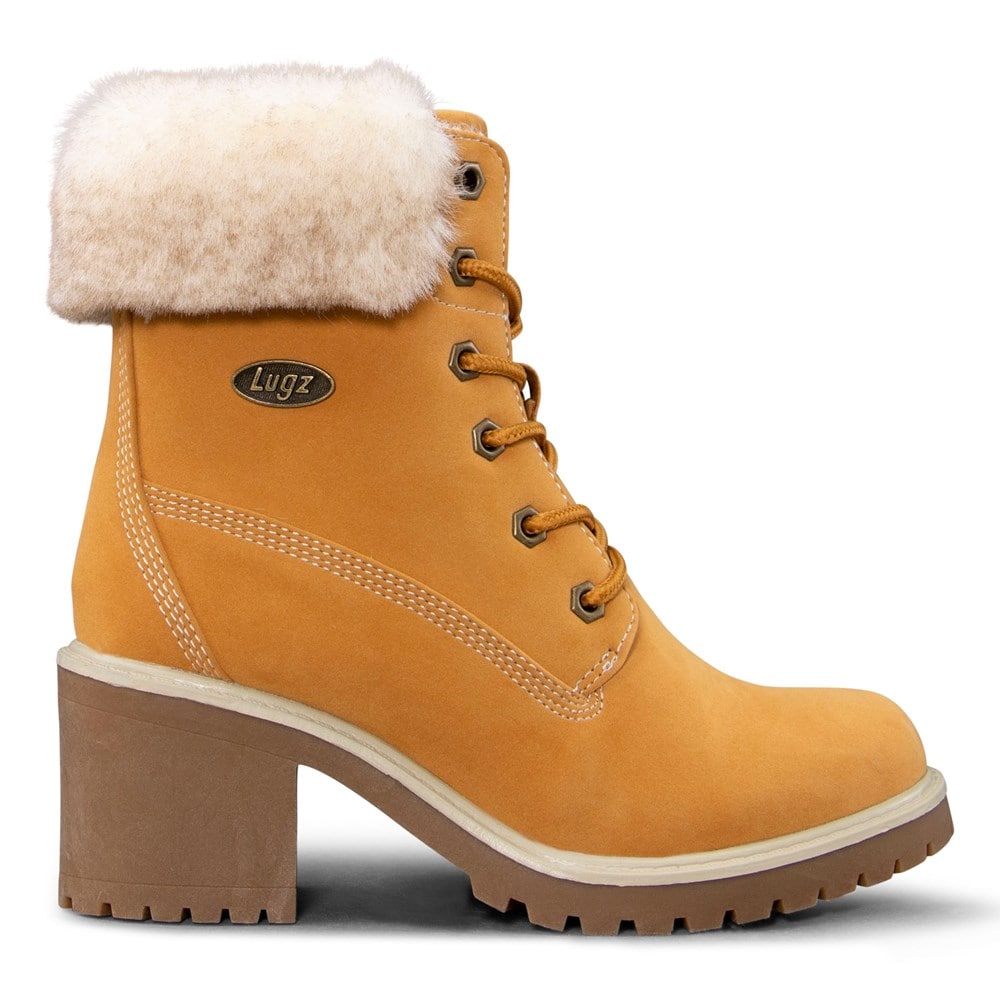 Lugz Women's Clove Fur Lined Lace Up Boot Famous Footwear