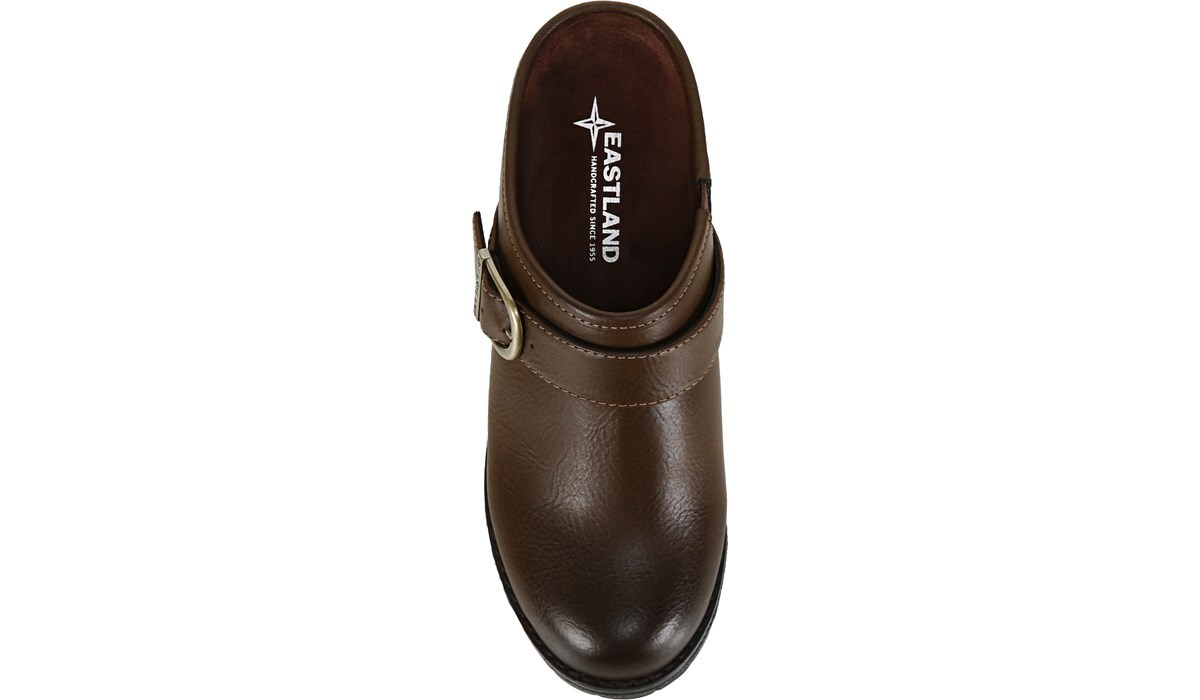 Eastland Women's Nola Block Heel Clog Famous Footwear