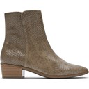 Khaki Snake Leather