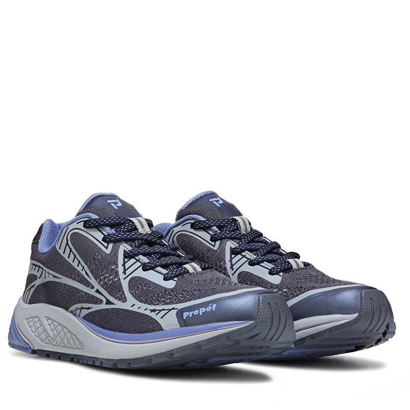 Propet Women's One Lt Walking Shoes (Lavender/Grey Mesh) - Size 8.0 2E