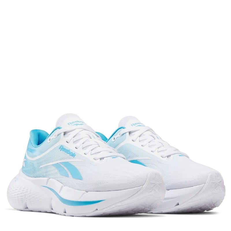 Reebok Women's Zignition Sneakers (WHITE/FUTURE CYAN) - Size 12.0 M