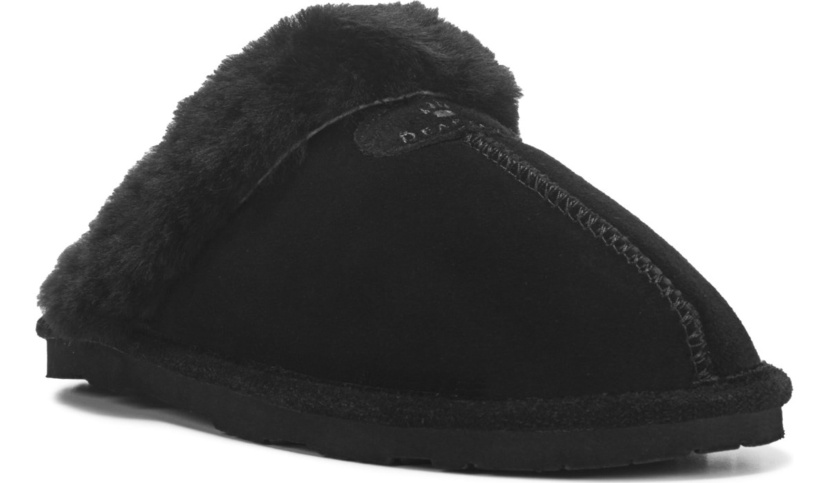 bearpaw loki slippers black