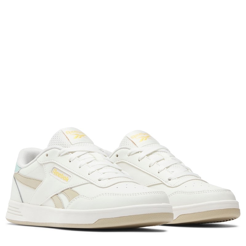 Reebok Women's Court Advance Sneakers (CHALK/CHALK/CLASSICBEIGE) - Size 9.0 M