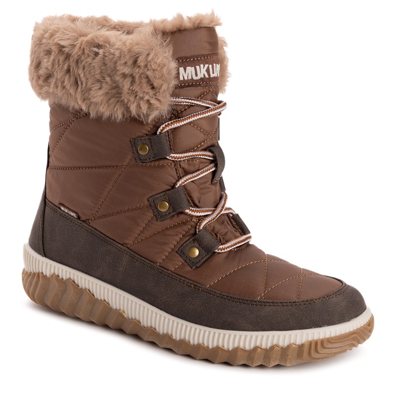 Muk Luks Women's Winnie Waverly Winter Boots (Coffee) - Size 10.0 M