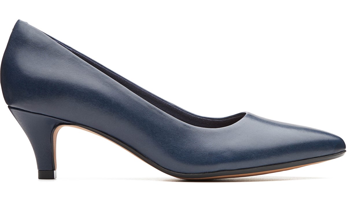 clarks shoes navy pumps