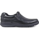 Black Tumbled Leather
