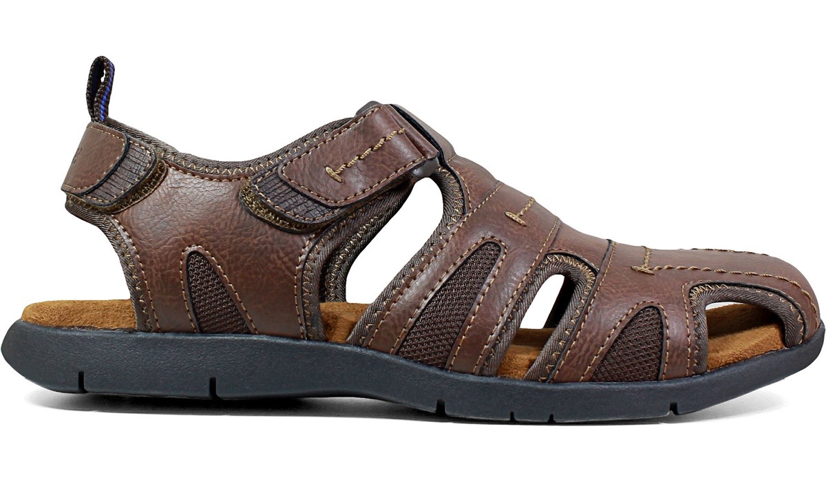 wide closed toe sandals