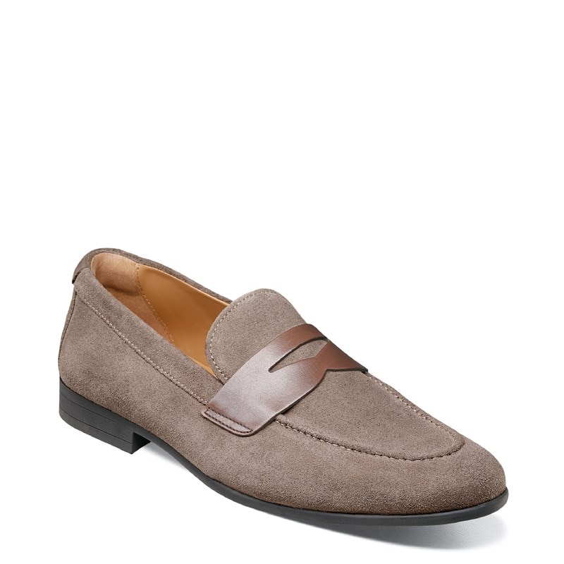 Florsheim Men's Modena Moc Toe Penny Loafers (Gray Suede) - Size 12.0 M