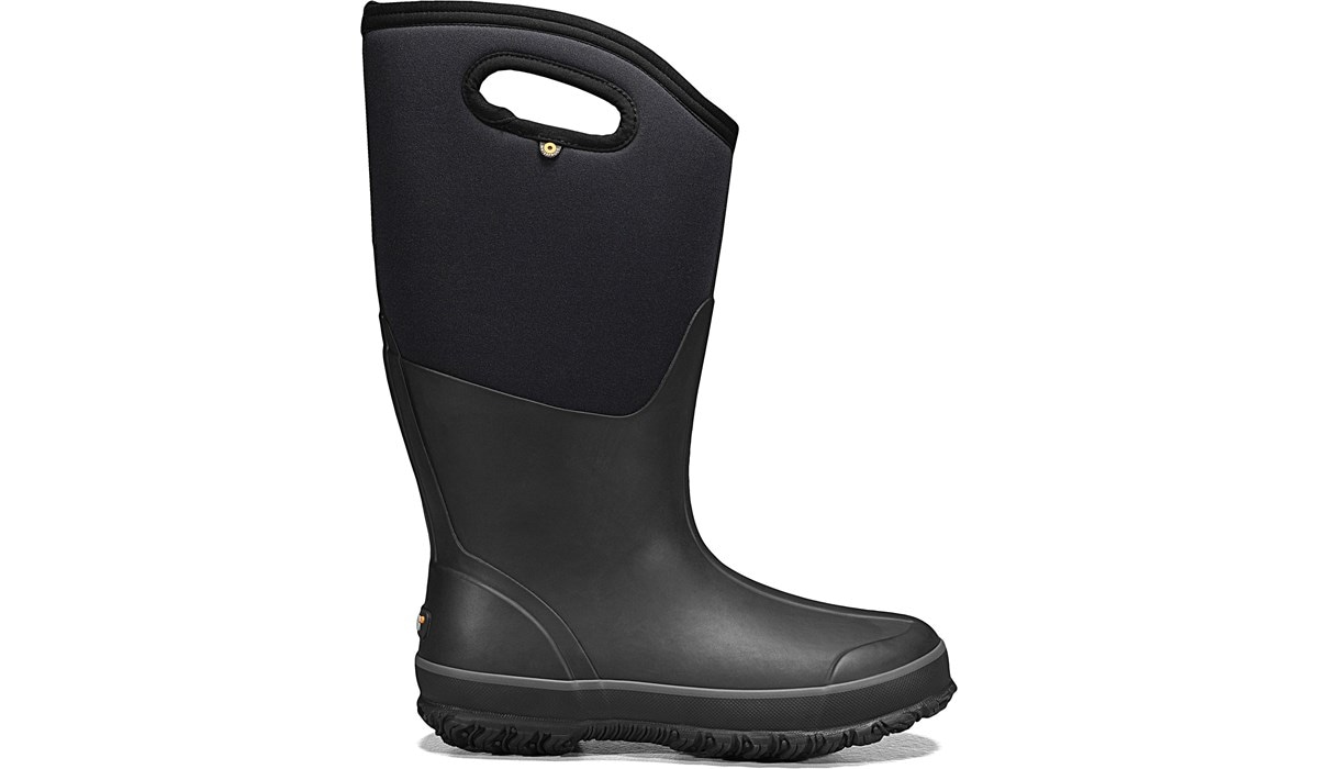 Bogs Women's Classic Tall Wide Calf Waterproof Winter Boot Black, Boots