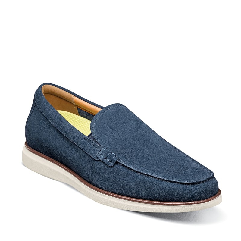 Florsheim Men's Tropics Venetian Loafers (Navy Suede) - Size 11.0 M