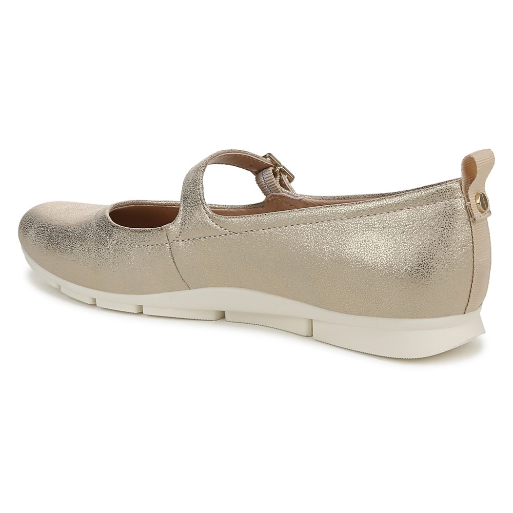 (取寄) ドクターショール レディース タイムレス ジーン Dr. Scholl's women Timeless Jane Gold Smooth Dr. Scholl's Women's Timeless Mary Jane Flat | Famous Footwear