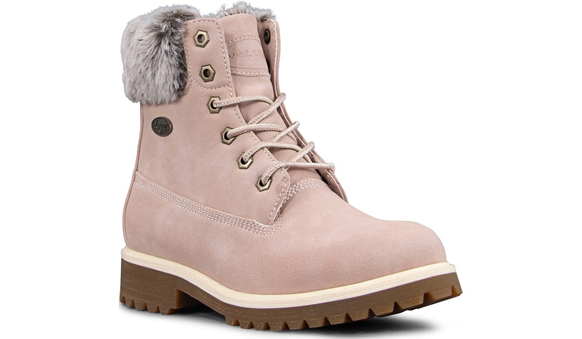 Lugz Women's Convoy Fur Lace Up Boot Famous Footwear