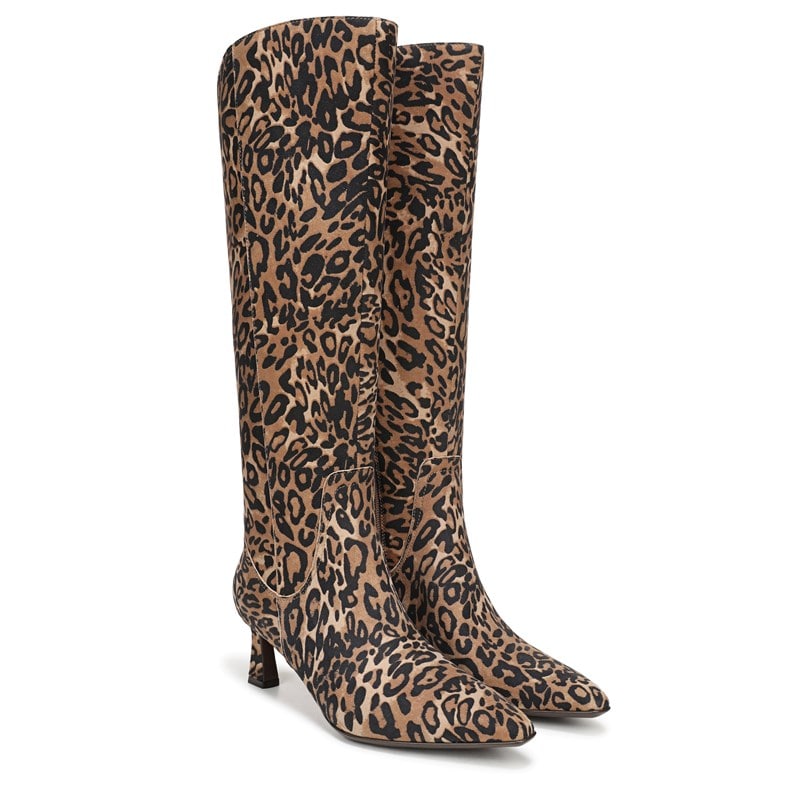 Naturalizer Women's Deesha Knee High Boots (Leopard Print Suede) - Size 11.0 M