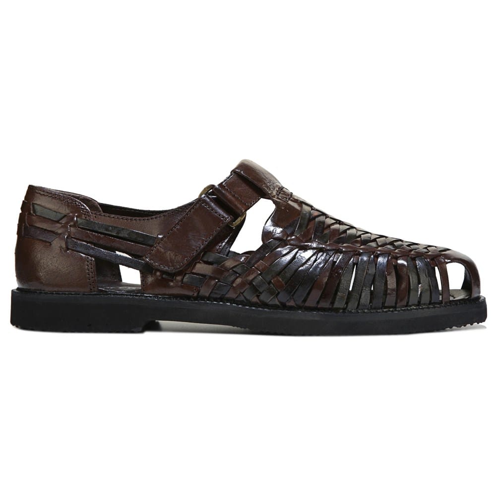 Deer Stags Bamboo2 Casual Shoes Size 11W Brown Leather Hook & Loop Strap Deer Stags Men main image 2