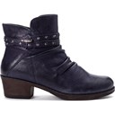Navy Leather